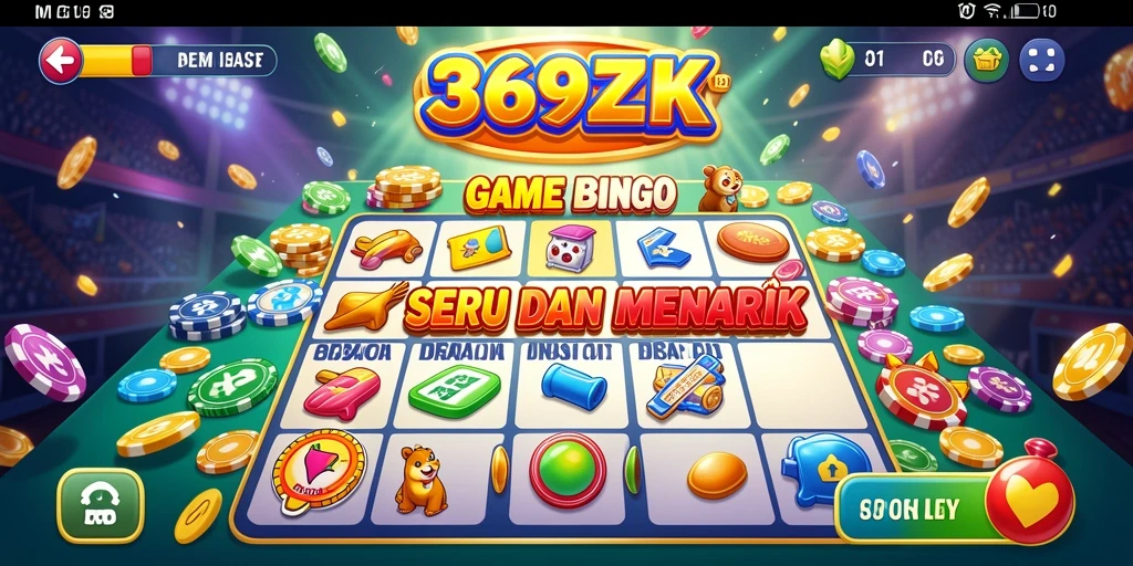Screenshot gameplay seru dari aplikasi Bingo 369ZK.
