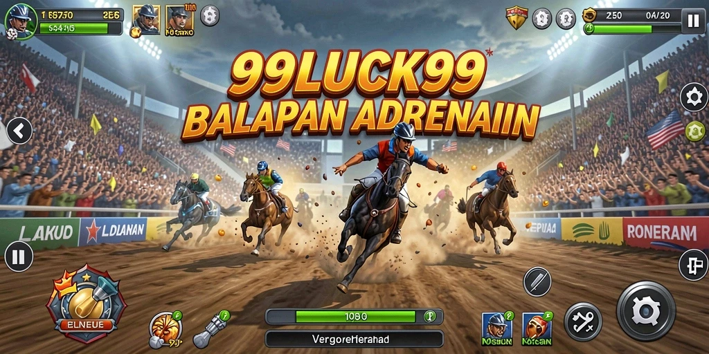 Gameplay Racing seru dengan berbagai kendaraan dan trek menantang.