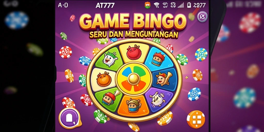 Tampilan seru dari gameplay Bingo di AT777 yang menyenangkan.