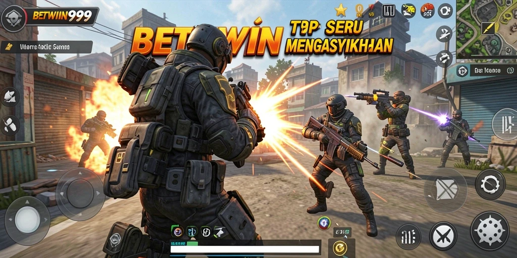Tampilan gameplay seru di BETWIN999 dengan aksi menegangkan.