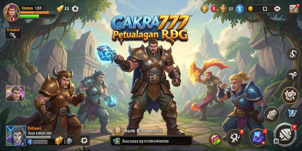 Tampilan gameplay seru di CAKRA777 dengan karakter dan pertarungan yang dinamis.