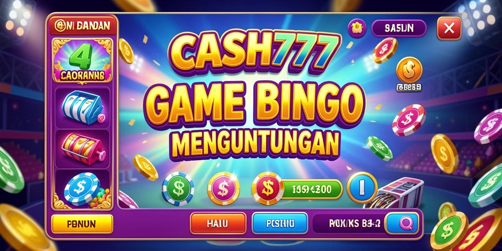 Tampilan gameplay seru Bingo di CASH777.