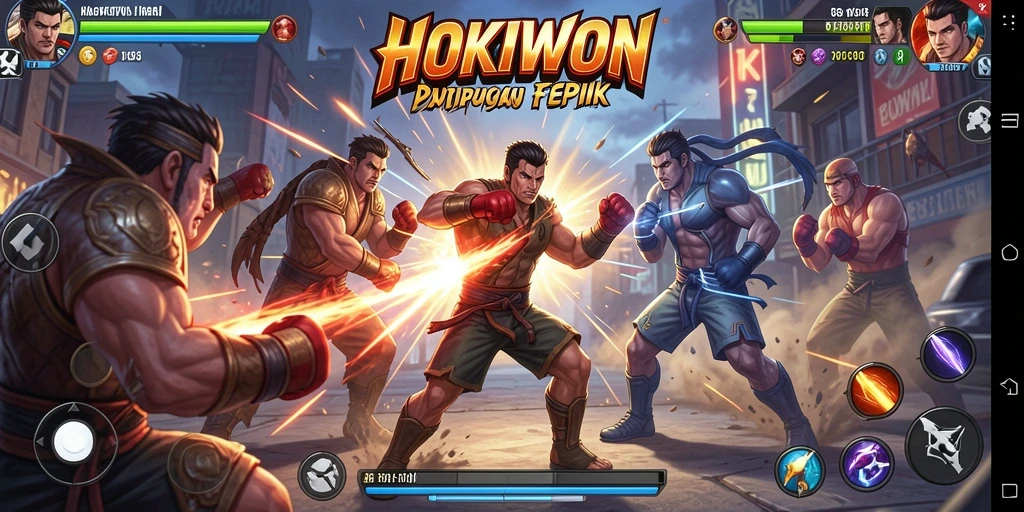 Tampilan gameplay HOKIWON yang seru dan menegangkan