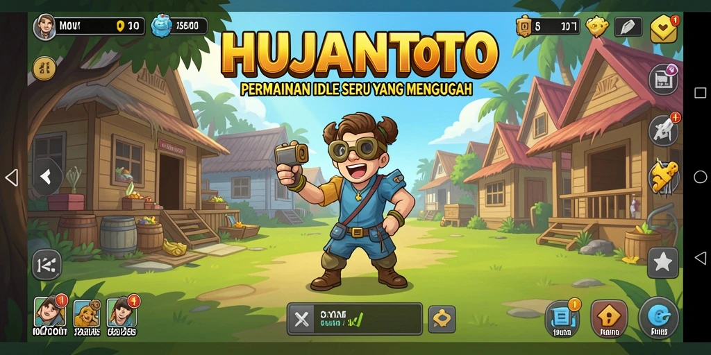 Tampilan menarik dari gameplay HUJANTOTO yang menyenangkan dan santai.