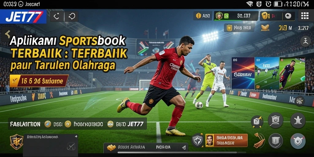 Tampilan gameplay taruhan olahraga JET77 yang menarik.
