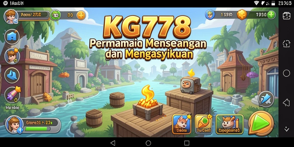 Tampilkan gameplay menarik dari KG778 dengan karakter dan sumber daya.