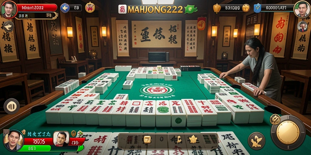 Tampilan gameplay seru dari MAHJONG222 saat menjelajahi dunia petualangan.