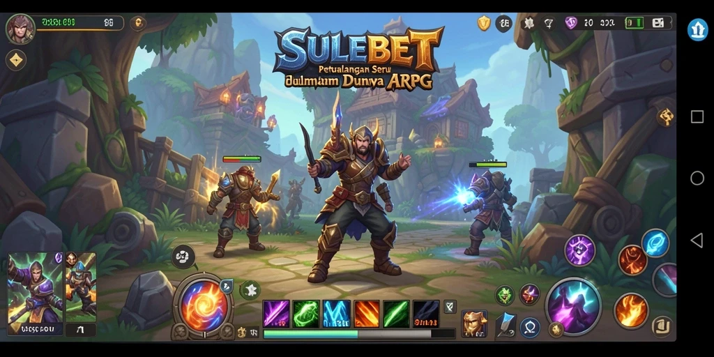 Gameplay SULEBET yang mendebarkan dalam pertarungan ARPG.