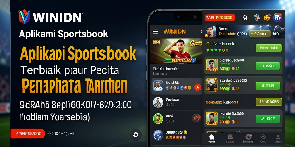 Tampilan utama gameplay WINIDN dengan fitur sportsbook yang menarik.